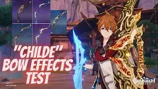 Genshin Impact: Testing Bow Effects for Tartaglia 
