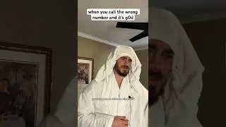when you call the wrong number and it’s g0d 