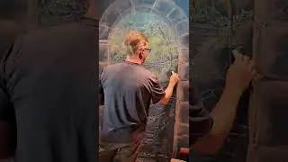 Chalk Mural - 4 Hours of Work You Can Wipe Away