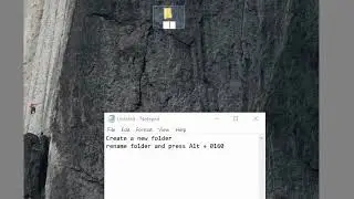 How to make Invisible / Stealth folder in windows