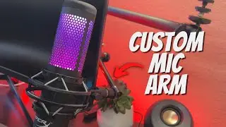 How I made my Microphone boom arm