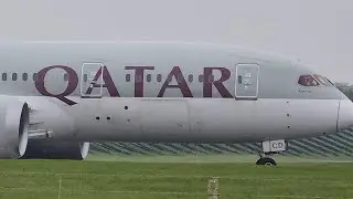Qatar Airways takeoff #viralvideo #aviation #planespotting @BirminghamTravelling2024