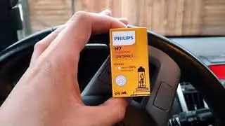 Как заменить лампочку ближнего света KIA Ceed