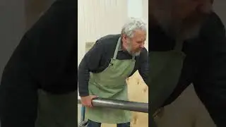 Forming a gutter and pipe without rollers, as they did before 