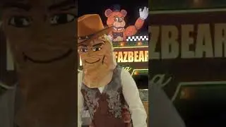 when gedagedigedagedago meets FNAF 🍗🍞🐻 #fivenightsatfreddys #roblox #luisserracosplay #residentevil4