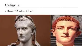 Worlds history part 12 - The downfall of the roman empire  ( Caligula and Nero )