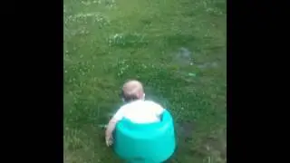 Baby's peeing a mile long!
