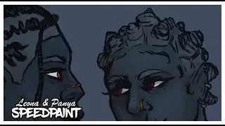 Leona & Panya🖤👥 // Speedpaint