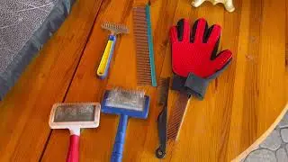 ЛУЧШАЯ РАСЧЁСКА для ВЫЧЕСА ШЕРСТИ АЛАБАЯ !