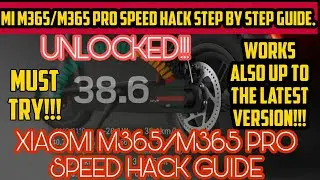 Xiaomi Mijia Electric Scooter M365/M365 PRO V1.6.6 V1.6.8 SPEED HACK UNLOCK STEP BY STEP GUIDE