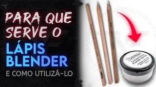 Como e Quando Utilizar o Lápis Blender no Desenho Realista Colorido