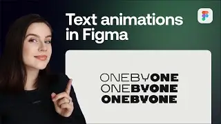 Text animation in Figma ( variables) tutorial