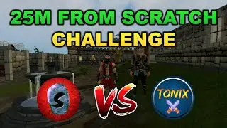 Silenced Vs Tonix RS | 25M From Scratch Challenge [RuneScape 3]