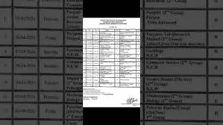 Tentative Date Sheet 2nd Year 2024#exam #bisemultan #biserawalpindi