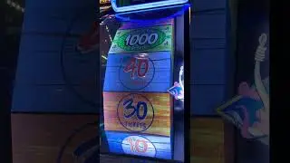 1000 tickets on Big Bass Wheel #arcade #shorts #bonus