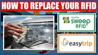 PAANO MAGPAPALIT O MAGPA-REPLACE NG RFID STICKER | AUTOSWEEP & EASYTRIP RFID