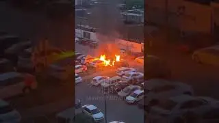 Две машины сгорели в ЖК «Одинцово-1»