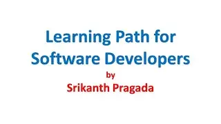 Learning Path for Software Developers