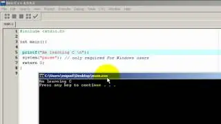 C Programming Tutorial #1 - How To Print Text