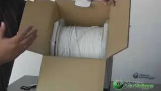 LS Cable Cat6 Bulk Cable Category 6 Ethernet PVC Plenum Cable.flv