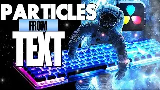 Particles Rising From Text Using a Davinci Resolve Template | EASY VFX