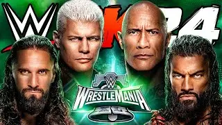 WrestleMania 40 Night One FULL SHOW (WWE 2K24)