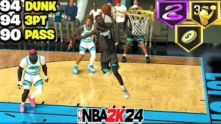 The Most OP Offensive 6'6 PG On NBA 2K24! Best Build 2K24
