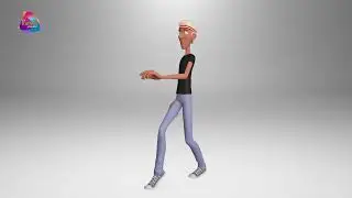A Men Walking | 3D Freelancer Kathrin Animation studio