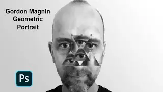 Gordon Magnin Geometric Portrait in Photoshop