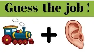 Guess the job by Emoji | Vocabulary Quiz | Emoji Challenge