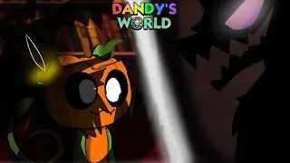 Gourdy encounters werewolf Brusha(Dandy's world)(🎃HALLOWEEN SPECIAL🎃)