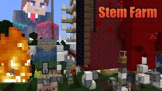 Ghast Powered Stem Farm & Splitting the Sea - Nikushin Plays #17