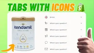 Add Tabs with Icon and Image to Shopify Store | Easiest Way in 2024