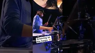 ⚡️🥁 Fun with drum hoops. #music #drums #groove