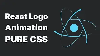 How To Create React Logo Animation with Pure Css | Css Art
