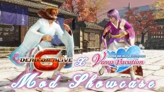 DOA6 Kimono Mod Showcase - Kasumi x Ayane