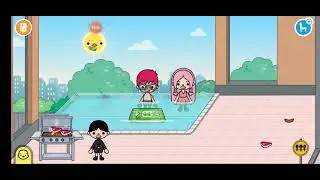 toca boca en la alberca🏊‍♂️