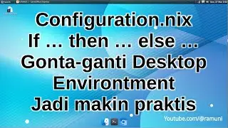 Tutorial menggunakan kondisional di dalam configuration.nix linux distro nixos