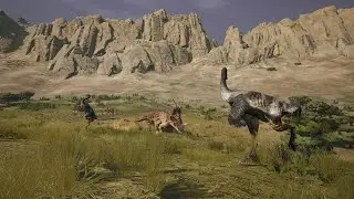 Path of Titans - Böses Ende für ein Struthi mit @jabbadaya #dinosaurier #pathoftitans #gaming #pvp
