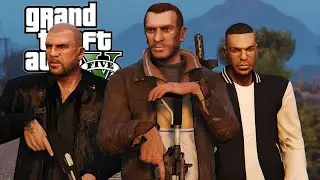 GTA V - The Train Heist | PART 2 (Niko, Luis & Johnny)