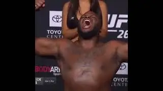 Derrick Lewis weigh in scream