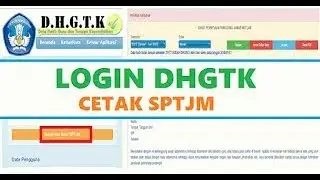 Cara Kunci Dan Cetak SPTJM di DHGTK, Absensi Online ~ Guru Wajib Tau
