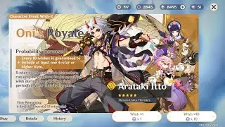 i pulled for itto and something magical happened #andrewmiles5 #genshinimpact