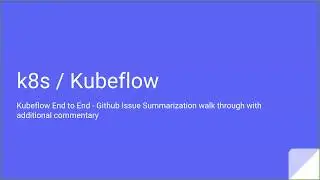 Kubeflow and Tensorflow   training and serving out trained models on Kubernetes