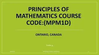 Grade 9 Ontario High School Math Part 2: Rates, Ratios, Proportions, and Percentages