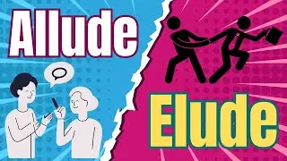 ALLUDE VS ELUDE