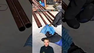 Лайфхак для прочистки труб от Пакистанцев 🔥 #automobile #lifehacks #строительство #сварка #ремонт
