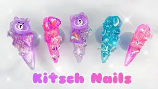 KITSCH NAILS💅🏻💖🐻‍❄️🎀