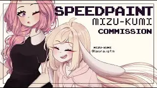 Speedpaint - Comission OC - Tomoe y Hase - uwu