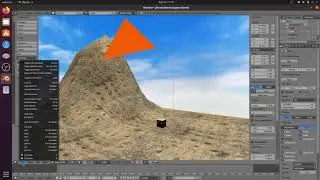 A screen capture of an FPS I attempted to make with Blender